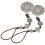 2 Pièces Collier Pendentif Corde Tibétain Pour Pull Vintage 9