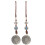 2 Pièces Collier Pendentif Corde Tibétain Pour Pull Vintage 2