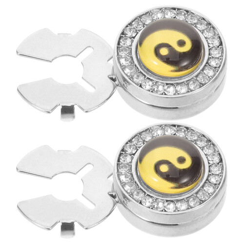 3 Paires Boutons Motif Tai Chi Formels 2