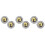 3 Paires Boutons Motif Tai Chi Formels 6
