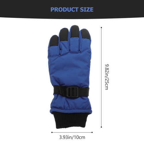 1 Paire De De Ski Imperméables Épais Pour Enfants 2