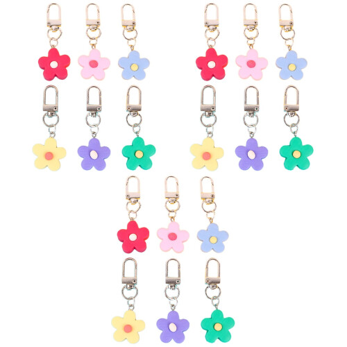18 Pièces Pendentifs Floraux Pour - Et Décorations De Sacs 2