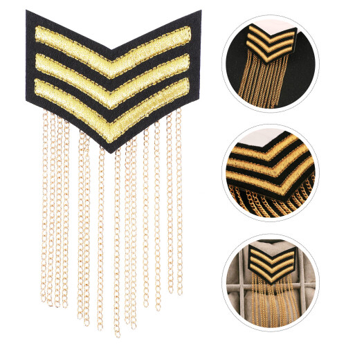 1 Pezzo Uomo Con Spilla Badge Pompon Bordo 2