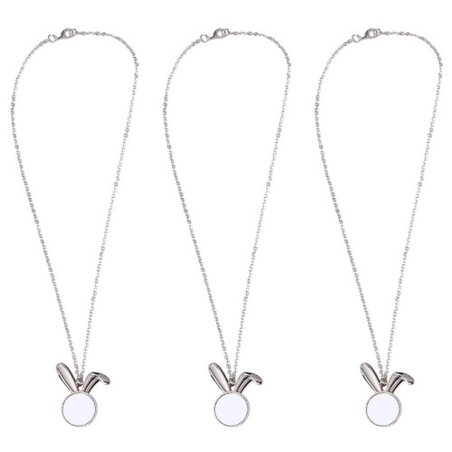3 Pezzi Collana Portatile A Coniglio Per