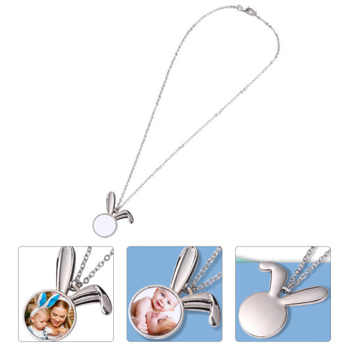 3 Pezzi Collana Portatile A Coniglio Per 2