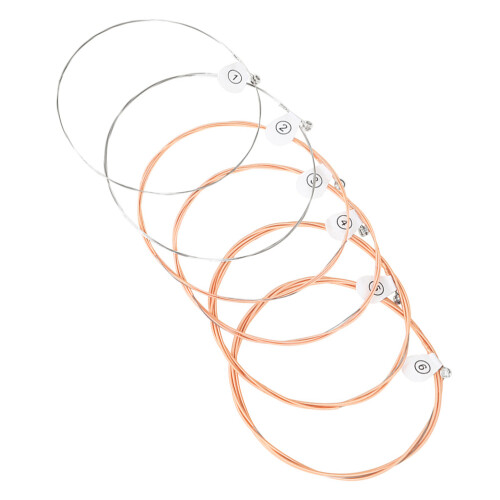 6 Pezzi Corde Per Chitarra Folk In Metallo 2