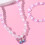 Conjunto Kit De Para Crianças Colar Pulseira Borboletas 9