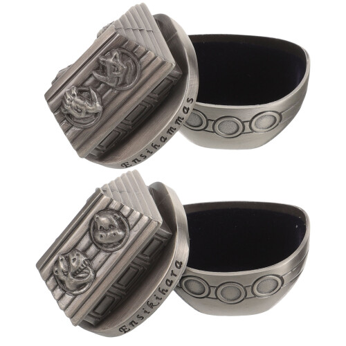 2Pcs De Metal Para Dente Do Bebê,