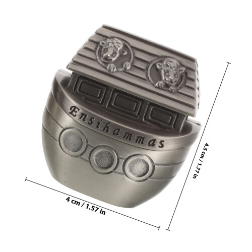 2Pcs De Metal Para Dente Do Bebê, 1