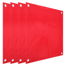 4 Sztuki PVC Zabezpieczenia Ruchu Plastikowa Ostrzegawcza
