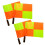 4St Match Flagga Hand Vattentät Fluorescerande (Gul) 1