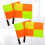 4St Match Flagga Hand Vattentät Fluorescerande (Gul) 10