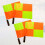 4St Match Flagga Hand Vattentät Fluorescerande (Gul) 7