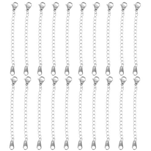 20 Unidades Cadeias Extensoras Para Pulseiras Artesanato 1