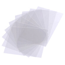 10Pcs Transparent Hettetryckshålligt PET-Filmblad För Lådpackning