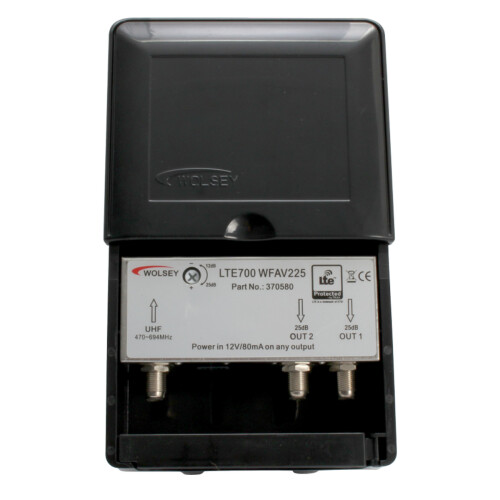 Wolsey 2 Way WFAV225 LTE 25dB Variable Masthead Amplifier Kit with Power Supply 2