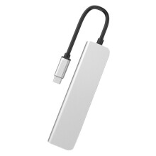 Type-C Laptop Hub Adapter Multifunktionshub Läsare Konverterare