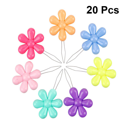 20Pcs Trådtrådar Blomdesign Wire Loop Trådmarkör Diy Sytillbehör 2