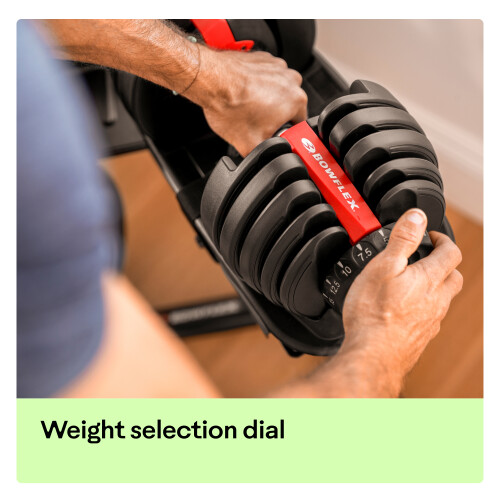 BowFlex 552i SelectTech Adjustable Dumbbells 2 to 24kg Single 2