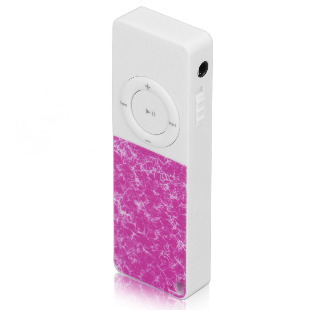 Portable 64Gb Expandable Mp3 Player Hifi Slim Classic Fuchsia 4911357311762