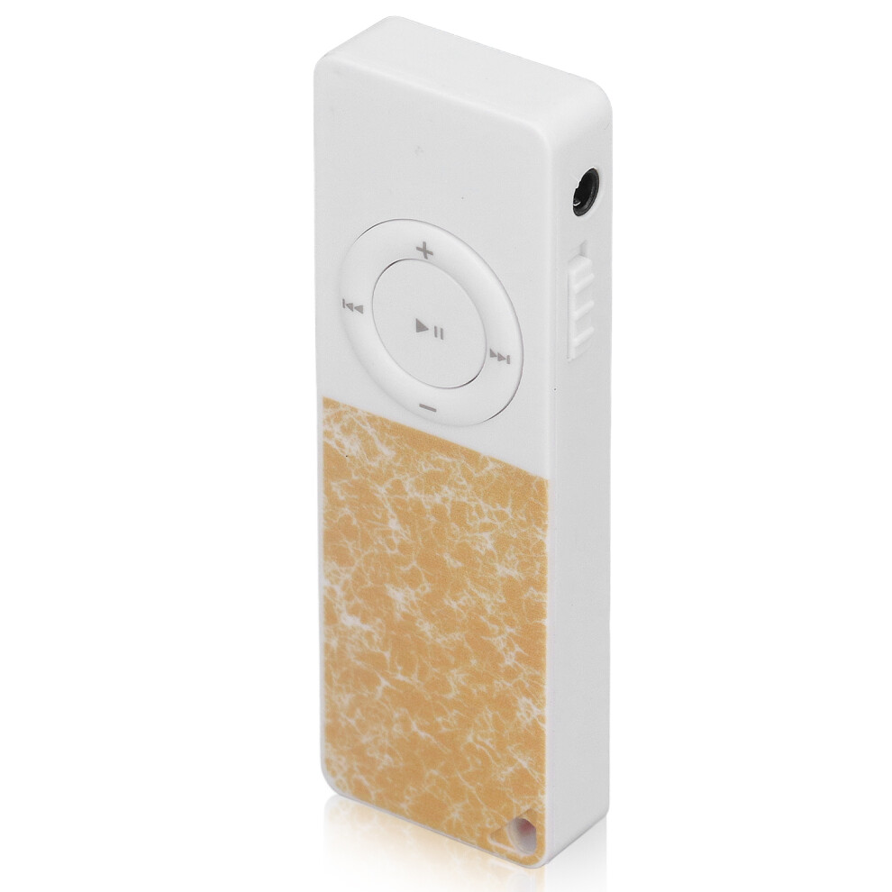 Slim Classic Mp3 Player 64Gb Support Hifi Lossless Music Yellow 8001357311759
