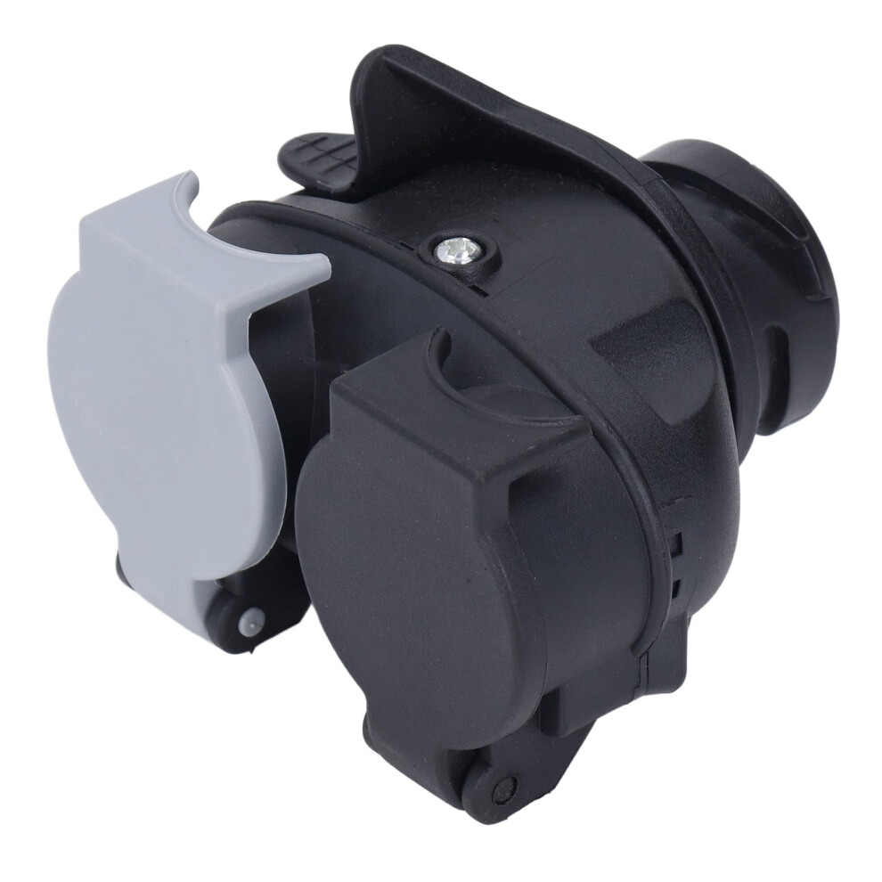 Dual 7 Pin Adaptor For Caravan Trailer 13 Pin To 12V Conversion Plug 7891357312471