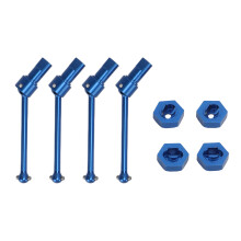 Aluminiumlegierung Antriebswelle für 1/18 RC Auto, Blau 60mm
