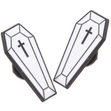 2 Coffin Broche Halloween Speld Kledingdecoratie