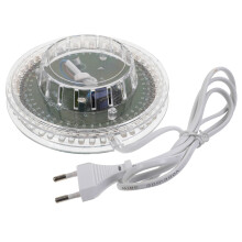 Novelty Zonnebloemvormige 48-Led RGB LED Feestlicht (Wit, EU-Stekker)