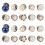 20 Unidades Botões De Com E Broches Decorativos 6