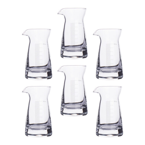 6Pcs 80 Ml Drycksmått Mätglas Bar Tillbehör