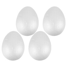12 Unidades De Espuma Brancos Para Pintar E Decorar (12cm)