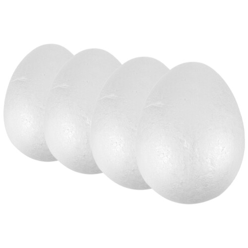 12 Unidades De Espuma Brancos Para Pintar E Decorar (12cm) 2