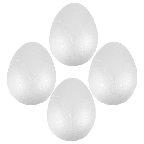12 Unidades De Espuma Brancos Para Pintar E Decorar (12cm) 1