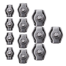 12 Unidades Conector De Para Aço Inoxidável