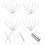 18Pcs Rostfritt Armbandskärnor Manchetar Armbandsmaterial 3