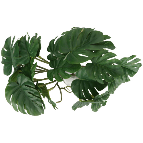 Reptile Terrarium Safe Plastic Turtle Leaf with Strong Suction Cup