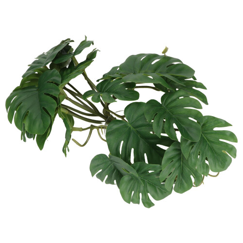 Reptile Terrarium Safe Plastic Turtle Leaf with Strong Suction Cup 1