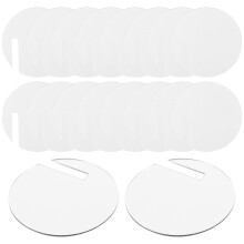 30Pcs Akryl Vin Märken Återanvändbara Etiketter
