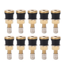 LKW-Ventilventil Brass TR501 15,87 mm für tubeless Felgen Hochfest 10er-Pack