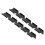 10 Pcs Black Acrylic Hat Hooks, Strong No Punch Wall Mount 1