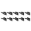 10 Pcs Black Acrylic Hat Hooks, Strong No Punch Wall Mount 16
