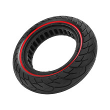 10x2.5 Inch Solid Rubber Scooter Tire Honeycomb Tubeless for Xiaomi M365 Red