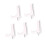 5pcs Small Acrylic Easel Holder Stand for Displaying Plates-S 1