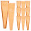 60St Rozenwikkel Sleeves, Kraftpapier, , Voor Bruiloften 3
