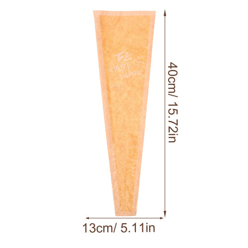 60St Rozenwikkel Sleeves, Kraftpapier, , Voor Bruiloften 1