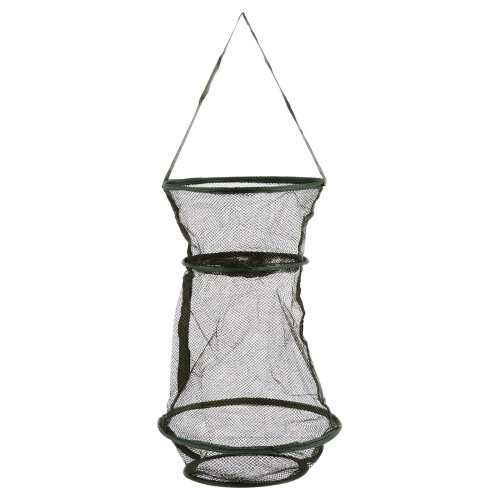 Foldable Bait Cast Mesh Trapnet Draagbaar Visserij Garnalenkooi 2