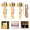 20 Unidades Mini Pinzas De Ropa De Madera Con 3