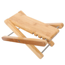 Bambú Belleza Plegable Ajustable Pedal Guitarra