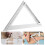 Cuadrada Triangular Aluminio 200 Mm 90 Para Carpintería Construcción 9